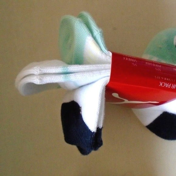 Vintage 3 Pairs Puma Booties Socks - Picture 2 of 4